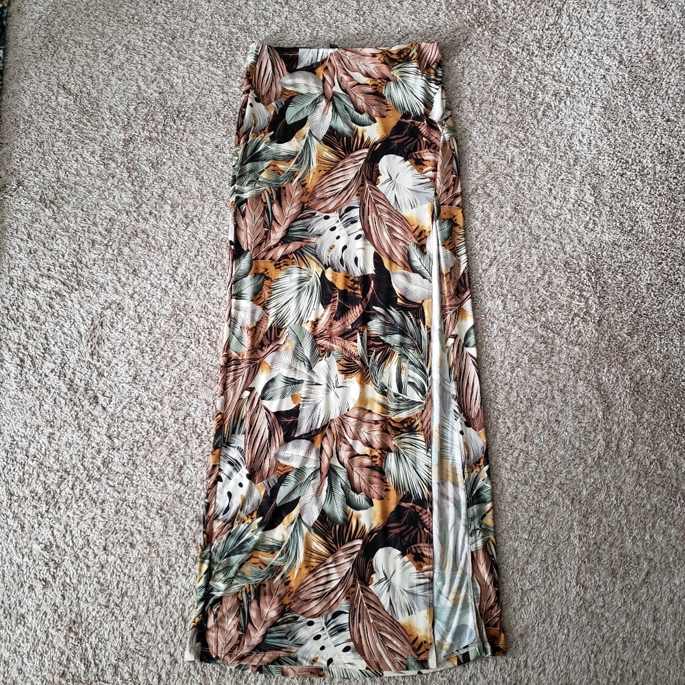 Windsor Tropical Maxi Skirt - Picture 2 of 8